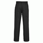 LOT DE 2 - PORTWEST 2885 PANTALON PRESTON NOIR TALL - TAILLE 32 - LONG
