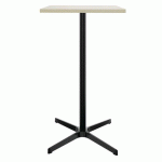 TABLE CARRÉ INTÉRIEUR LUCIE - ÉRABLE - H 105 CM - EOL