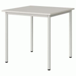 TABLE MALIBU 80X80CM T6 4P STRA ABS BLC SEL W911/BLC 9016