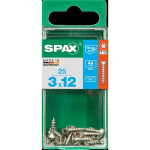 SPAX - PAQ. 25 VOUS DÉCHIRÉ DE LA SPOX INOX T-STAR PLUS TORX 3X12 - ACIER INOXIDABLE