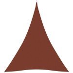 VOILE DE PARASOL TISSU OXFORD TRIANGULAIRE 3X4X4 M TERRE CUITE