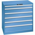 ARMOIRE BLEU CAP. 1023X725X1000 AVEC 6 TIR. 75KG - LISTA