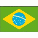 DRAPEAU BRÉSIL : DIMENSIONS - 100 X 150 CM