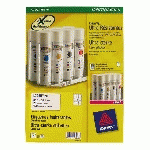 ETIQUETTE ULTRA RÉSISTANTE LASER 63,5 X 38,1 MM AVERY L7060-20 BLANCHE - POCHETTE DE 420