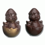 MOULE CHOCOLAT 4 EMPREINTES 2 POUSSINS 11 CM