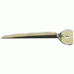 PATTE À POINTE DROITE - ACIER ZINGUÉ - LONGUEUR 140 MM FAURE