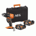 PERCEUSE VISSEUSE À PERCUSSION 18V + 2 BATTERIES 2,0 AH - BSB18G4-202C AEG POWERTOOLS