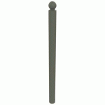 POTELET BOOPI TÊTE BOULE MÉTAL HTR 1 M Ø 76 MM - CIMENT 7033 - BUTON DESIGN