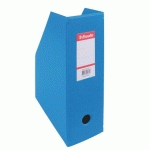 LOT DE 10 - RANGE-REVUES ESSELTE CLASSIC-BOX BLEU VIF DOS 10 CM