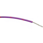 FIL ÉLECTRIQUE RS PRO BS4808 0,5 MM² 20 AWG, 1 KV C.A., PVC VIOLET/ROUGE, 100M ( PRIX POUR BOBINE DE 100 )