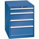 ARMOIRE BLEU GENT. 564X725X700 AVEC 4 TIR. 75KG _ 14.350.090 - LISTA