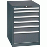 ARMOIRE NOIR 564X725X850 AVEC 6 TIR. 75KG _ 78.529.060 - LISTA