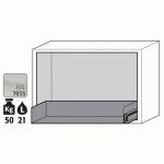 ARMOIRE SÉCURITÉ SOUS PAILLASSE UB-S-90 UB90.060.089.S GRIS - MANUTAN COLLECTIVITÉS