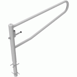 BARRIÈRE ARRONDI PIVOTANTE À BÉTONNER POUR CADENAS-2000MM - SCHAKE