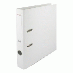 CLASSEUR À LEVIER CARTONNÉ BRUNEAU A4 - DOS 5 CM BLANC