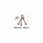 ELINGUE CHAINE 3 BRINS - CROCHETS FONDERIE - CMU 4250 KG (CLASSE 80)
