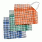 LOT DE 24 SERVIETTES DE TABLE AVEC ÉLASTIQUE, COLORIS ROSE TRÉMIÈRE - MANUTAN COLLECTIVITÉS