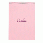 LOT DE 5 - BLOC RELIURE INTÉGRALE COULEURS ROSE 21 X 29,7 CM - ROSE