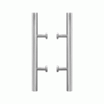 PAIRE DE POIGNÉES DE TIRAGE DROITES ES4P POUR PORTE BATTANTE - INOX - LONGUEUR 500 MM KARCHER DESIGN