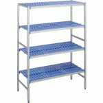 RAYONNAGE EN LIGNE 4 NIVEAUX L.203.2 X P.50 X H.175CM - MANUTAN COLLECTIVITÉS