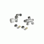 ROBINET DE RADIATEUR MONOTUBE ÉQUERRE 1/2 D16 - GIACOMINI - R436IX043