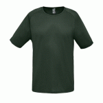 TEE-SHIRT PERSONNALISABLE DE SPORT HOMME EN POLYESTER VERT FORET