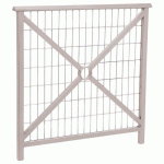 BARRIÈRE LISBONNE 1 M STRUCTURE GRILLAGÉE - ZINC GRIS 7044 - PROCITY