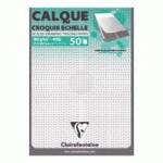 BLOC DE 50 FEUILLES CALQUES SATIN CLAIREFONTAINE A4 90-95G