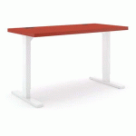 BUREAU PREMIUM RÉGLABLE ELEMENTS SOLID 1380 - ROUGE - BLANC - ACTIFORCE