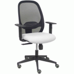 CHAISE DE BUREAU CILANCO AVEC BRAS RÉGLABLE - BLANC - PIQUERAS Y CRESPO