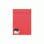 LOT DE 10 - PAQUET DE 5 ENVELOPPES POLLEN 229X324MM 120G/M² - ROUGE GROSEILLE