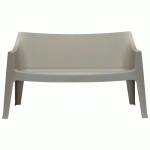 LOT DE 2 CANAPÉS COCCOLONA - TAUPE - S-CAB