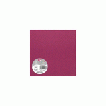 LOT DE 2 - PAQUET DE 25 CARTES SIMPLES POLLEN 160X160MM 210G/M2 - FRAMBOISE