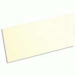 PAQUET DE 25 CARTES SIMPLES POLLEN 106X213MM 210G/M² - IVOIRE - LOT DE 3