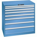 ARMOIRE BLEU CAP. 1023X725X1000 AVEC 8 TIR. 75KG - LISTA