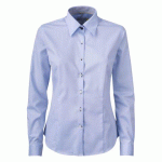 J.HARVEST & FROST YB51 TWILL CHEMISE FEMMES BLEU CIEL/MARINE - TAILLE XXXXL