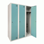 ARMOIRE SÉCHANTE IS 3 COLONNES À CLÉ VERT CLAIR - MANUTAN COLLECTIVITÉS