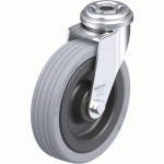 BLICKLE - ROULETTE PIVOTANTE Ø 100MM BANDAGE CAOUTCHOUC SBR 70KG - LRA-VPA 100K