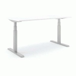 BUREAU RÉGLABLE STEELFORCE PRO 470 SLS 160CM - ARGENT BLANC - ACTIFORCE