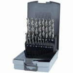 COFFRET 19 FORETS HSS TAILLÉ MEULÉ - Ø 1 À 10 MM - 214214RO RUKO
