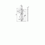 GÂCHE DOUBLE EMPENNAGES POUR SERRURE MONOPOINTS À LARDER NF ET NFQC NOIRE HERACLES - I-L999-GH2NR