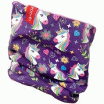 LOT DE 2 - TOUR DE COU JERSEY ENFANTS REFLACTIONS FUN 'LICORNE'