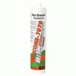 MASTIC SILICONE MIROITERIE - ALCOXY - 25X300 ML - BRUN - 7070 PLUS DEN BRAVEN