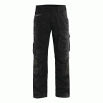 PANTALON DE TRAVAIL SERVICES STRETCH NOIR/GRIS FONCÉ TAILLE 52C - BLAKLADER