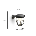 PHILIPS APPLIQUE MURALE LED RADII