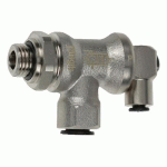STOP-VÉRIN 7880 - LAITON NICKELÉ - DIAMÈTRE 10 MM - MÂLE 3/8" - BSPP CYLINDRIQUE PARKER LEGRIS