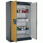 ARMOIRE SÉCURITÉ Q-PEGASUS-90 Q90.195.120.WDAC GRIS/JAUNE - ASECOS