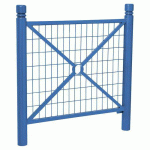 BARRIÈRE PROVINCE GRILLAGÉE 1.07 M CITY - ZINC BLEU 5010 - PROCITY