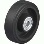 BLICKLE - ROUE Ø 125MM BANDAGE CAOUTCHOUC NR 250KG - POEV 125/15K