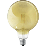 SMART LAMPE LED EN OR AVEC 6W, 2700K, E27, 125MMX178MM, AVEC LA TECHNOLOGIE WIFI, AMPOULE DIMMABLE FORME GLOBALE CONTRÔLABLE VIA APP ET ASSISTANT